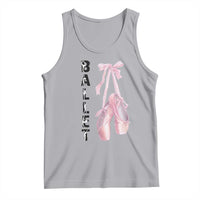 Ballerina Pointe Shoes Tank Top Gift For Cute Ballet Girl - Wonder Print Shop