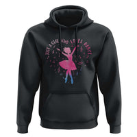 Just A Girl Who Loves Dance Hoodie Gift For Cute Ballet Girl - Wonder Print Shop