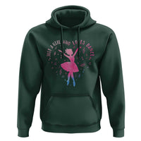 Just A Girl Who Loves Dance Hoodie Gift For Cute Ballet Girl - Wonder Print Shop