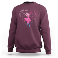 Just A Girl Who Loves Dance Sweatshirt Gift For Cute Ballet Girl - Wonder Print Shop