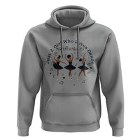 African American Ballet Dancer Hoodie Just A Girl Who Loves Dance - Wonder Print Shop