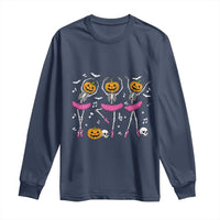 Ballet Skeleton Dance Long Sleeve Shirt Funny Halloween Gift - Wonder Print Shop