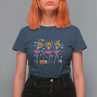 Ballet Skeleton Dance T Shirt For Women Funny Halloween Gift - Wonder Print Shop