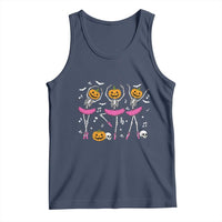 Ballet Skeleton Dance Tank Top Funny Halloween Gift - Wonder Print Shop