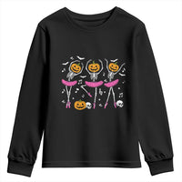 Ballet Skeleton Dance Youth Sweatshirt Funny Halloween Gift - Wonder Print Shop
