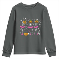 Ballet Skeleton Dance Youth Sweatshirt Funny Halloween Gift - Wonder Print Shop