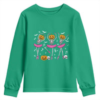 Ballet Skeleton Dance Youth Sweatshirt Funny Halloween Gift - Wonder Print Shop