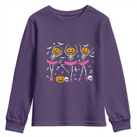Ballet Skeleton Dance Youth Sweatshirt Funny Halloween Gift - Wonder Print Shop