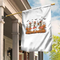 Funny Halloween Skeleton Dance Garden Flag Gift For Ballet Lover - Wonder Print Shop