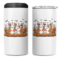 Funny Halloween Skeleton Dance 4 in 1 Can Cooler Tumbler Gift For Ballet Lover