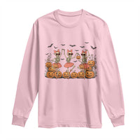 Funny Halloween Skeleton Dance Long Sleeve Shirt Gift For Ballet Lover - Wonder Print Shop