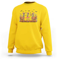 Funny Halloween Skeleton Dance Sweatshirt Gift For Ballet Lover - Wonder Print Shop