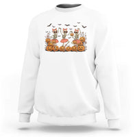 Funny Halloween Skeleton Dance Sweatshirt Gift For Ballet Lover - Wonder Print Shop