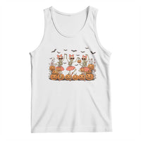 Funny Halloween Skeleton Dance Tank Top Gift For Ballet Lover - Wonder Print Shop