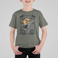 Funny Skeleton Witches Dance Ballet T Shirt For Kid Halloween Gift - Wonder Print Shop