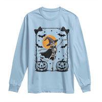 Funny Skeleton Witches Dance Ballet Long Sleeve Shirt Halloween Gift - Wonder Print Shop