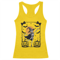 Funny Skeleton Witches Dance Ballet Racerback Tank Top Halloween Gift - Wonder Print Shop