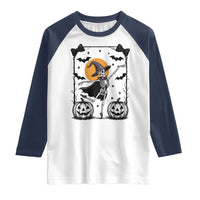 Funny Skeleton Witches Dance Ballet Raglan Shirt Halloween Gift - Wonder Print Shop