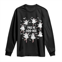 Halloween Ballet Ghost Long Sleeve Shirt Pas De Boo Ree Gift - Wonder Print Shop