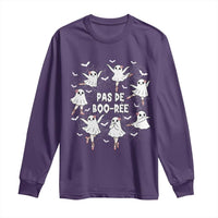 Halloween Ballet Ghost Long Sleeve Shirt Pas De Boo Ree Gift - Wonder Print Shop