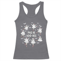 Halloween Ballet Ghost Racerback Tank Top Pas De Boo Ree Gift - Wonder Print Shop