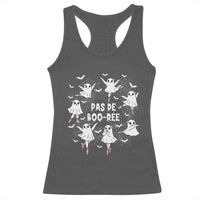 Halloween Ballet Ghost Racerback Tank Top Pas De Boo Ree Gift - Wonder Print Shop