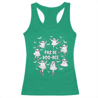 Halloween Ballet Ghost Racerback Tank Top Pas De Boo Ree Gift - Wonder Print Shop