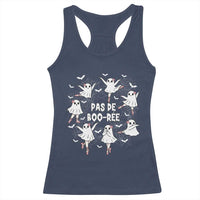 Halloween Ballet Ghost Racerback Tank Top Pas De Boo Ree Gift - Wonder Print Shop