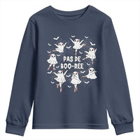 Halloween Ballet Ghost Youth Sweatshirt Pas De Boo Ree Gift - Wonder Print Shop