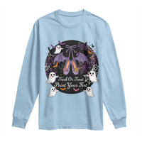 Trick Or Treat Point Your Feet Long Sleeve Shirt Funny Halloween Ballet Gift - Wonder Print Shop