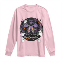 Trick Or Treat Point Your Feet Long Sleeve Shirt Funny Halloween Ballet Gift - Wonder Print Shop