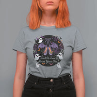 Trick Or Treat Point Your Feet T Shirt For Women Funny Halloween Ballet Gift - Wonder Print Shop