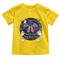 Trick Or Treat Point Your Feet Toddler T Shirt Funny Halloween Ballet Gift - Wonder Print Shop