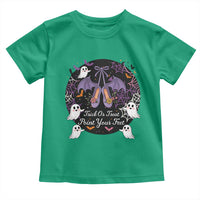 Trick Or Treat Point Your Feet Toddler T Shirt Funny Halloween Ballet Gift - Wonder Print Shop