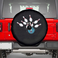 Funny Sport Bowler Gift Spare Tire Cover Bowling Ball Chasing Pins - Wonder Print Shop