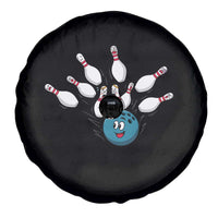 Funny Sport Bowler Gift Spare Tire Cover Bowling Ball Chasing Pins - Wonder Print Shop