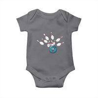 Funny Sport Bowler Gift Baby Onesie Bowling Ball Chasing Pins - Wonder Print Shop
