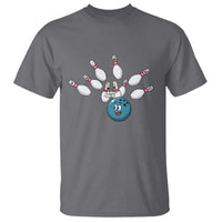 Funny Sport Bowler Gift T Shirt Bowling Ball Chasing Pins - Wonder Print Shop