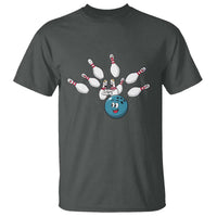 Funny Sport Bowler Gift T Shirt Bowling Ball Chasing Pins - Wonder Print Shop