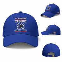 My Bowling Technique Is Top Secret Baseball Cap Funny Bowler Gift