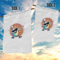 Dabbing Bowling Pin Garden Flag Funny Player Gift - Wonder Print Shop