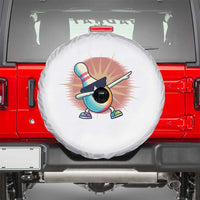 Dabbing Bowling Pin Spare Tire Cover Funny Player Gift - Wonder Print Shop