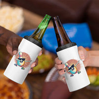 Dabbing Bowling Pin 4 in 1 Can Cooler Tumbler Funny Player Gift - Wonder Print Shop