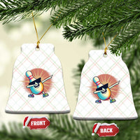 Dabbing Bowling Pin Ceramic Ornament Funny Player Gift - Wonder Print Shop