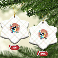 Dabbing Bowling Pin Ceramic Ornament Funny Player Gift - Wonder Print Shop
