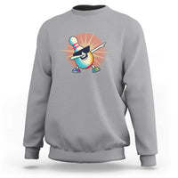 Dabbing Bowling Pin Sweatshirt Funny Player Gift - Wonder Print Shop