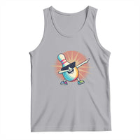 Dabbing Bowling Pin Tank Top Funny Player Gift - Wonder Print Shop