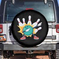 Funny Bowling Ball Dab Spare Tire Cover Sports Lover Gift - Wonder Print Shop