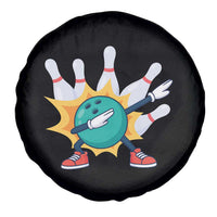 Funny Bowling Ball Dab Spare Tire Cover Sports Lover Gift - Wonder Print Shop