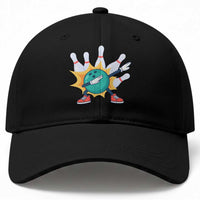 Funny Bowling Ball Dab Baseball Cap Sports Lover Gift